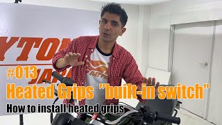 Vyhřívané gripy / rukojeti motocyklu DAYTONA HEATED GRIPS 4-LEVEL 88640 pro průměr 22,2 mm, délka 120 mm, otevřené konce, pár