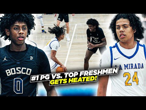 #1 Freshman vs The #1 Sophomore PG Got HEATED!
