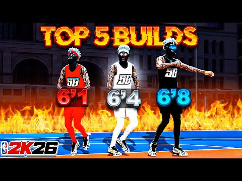 BEST GAME BREAKING BUILDS in NBA 2K26! *NEW* MOST OVERPOWERED BUILDS! best build 2k26