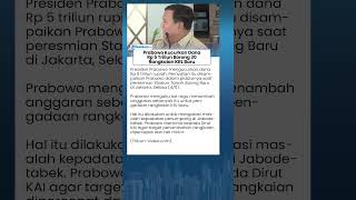 Prabowo Setuju! Siapkan Rp 5 Triliun Borong 30 Rangkaian KRL Baru: Demi Rakyat Saya Tidak Ragu-ragu