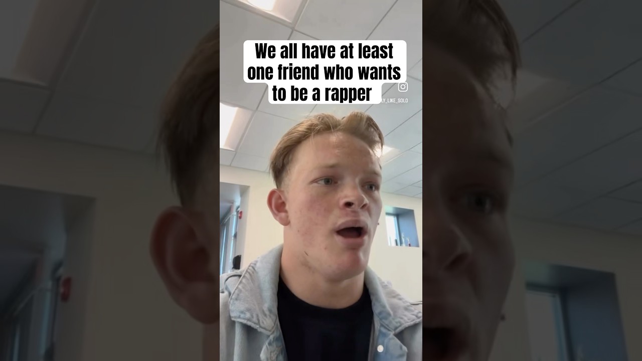 That one friend who wants to be a rapper 🤣￼