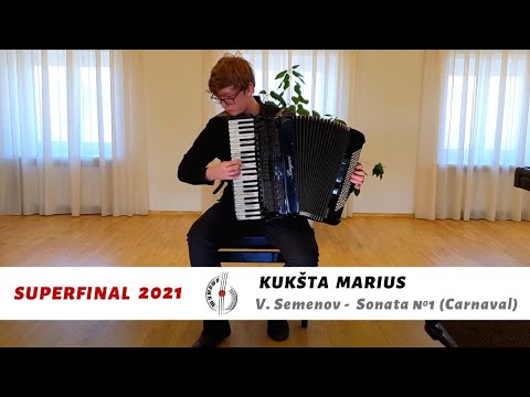 Kukšta Marius (accordion, 5 cat.) | V. Semenov - Carnaval from Sonata №1 Basqueriad