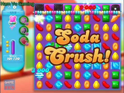 Crush Soda Saga ⭐ Level 1215 ⭐ Coloring Candy Fun ⭐ The Highest Scores
