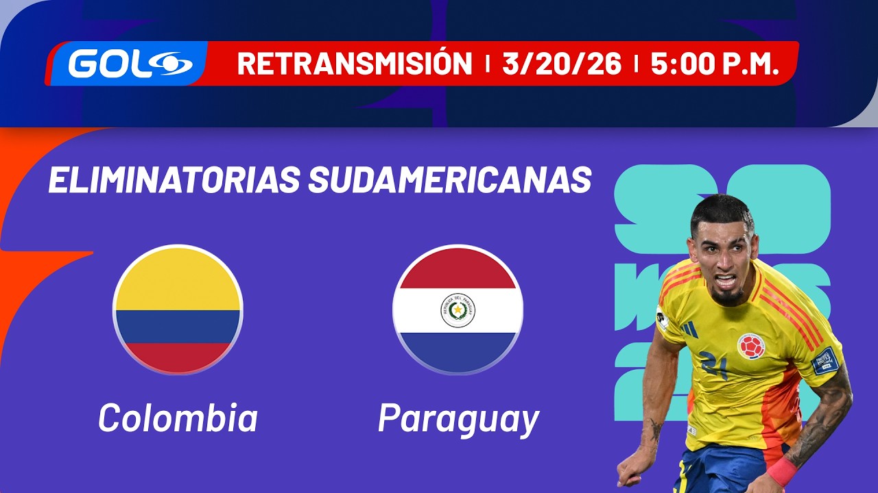 🔴 EN VIVO | Colombia vs. Paraguay | Eliminatorias Mundial 2026 | REVIVE EL DUELO