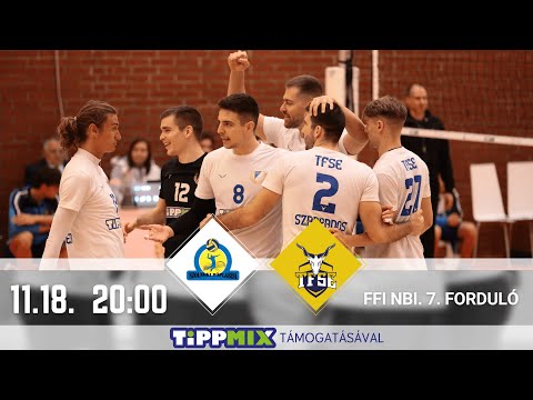 Szolnoki Röplabda Klub – TFSE | Férfi Röplabda NBI. - 7. forduló |