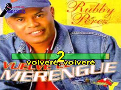 Karaoke Volveré Rubby Pérez - Un tono mas bajo