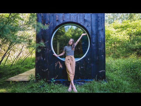 森林中的小房子。加拿大安大略省TINY CONTAINER HOME之旅 (TINY HOUSE in the Woods: TOUR of a TINY CONTAINER HOME in ONTARIO, Canada)