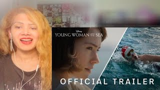 Young Woman and The Sea trailer Reaction Starring Daisy Ridley | Disney movie