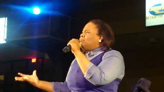 Tasha Cobbs Singing &quot;Get Up&quot; at The Mississippi Burning 29