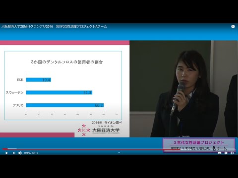大阪経済大学ZEMI-1グランプリ2016　3世代女性活躍プロジェクトAチーム