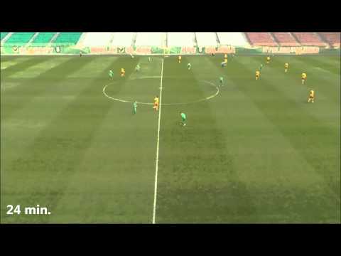 24 kolejka III ligi: Ślęza Wrocław - Bystrzyca Kąty Wrocławskie 0-0 (skrót spotkania)