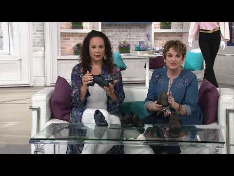 Earth Origins Leather Shooties with Buckle - Marietta Mavis on QVC