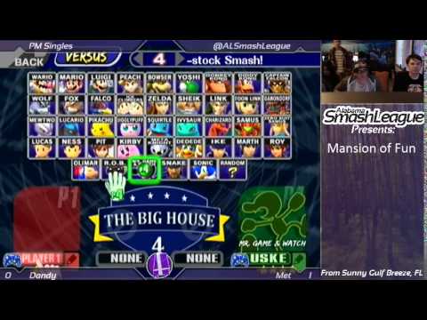 Smash(ed) at the McMansion 5 - Dandy (Mario, Falcon) vs. Met (G&W) - Project M