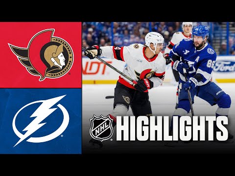 NHL Highlights | Senators vs. Lightning | October 09, 2025