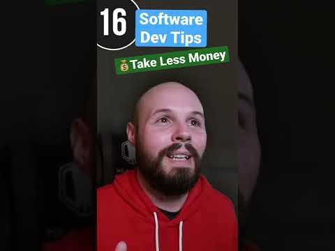 Software Dev Tips - 💰 Take Less Money #shorts thumbnail