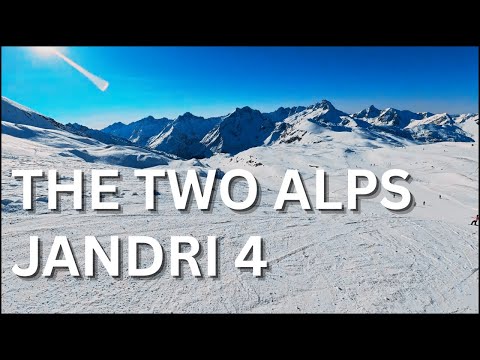 [4K]Two Alps -  Skiing on JANDRI 4 Ski Track 2025/2026