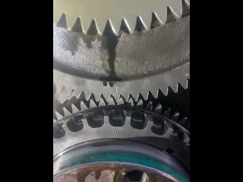 Caterpillar c15 front gear timing and oil leak repair