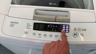 Error code CL washing & dry machines