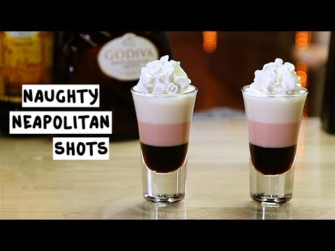 Naughty Neapolitan Shots