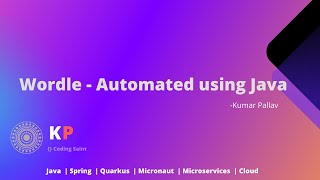 Download the video "Wordle - Automated using Java"