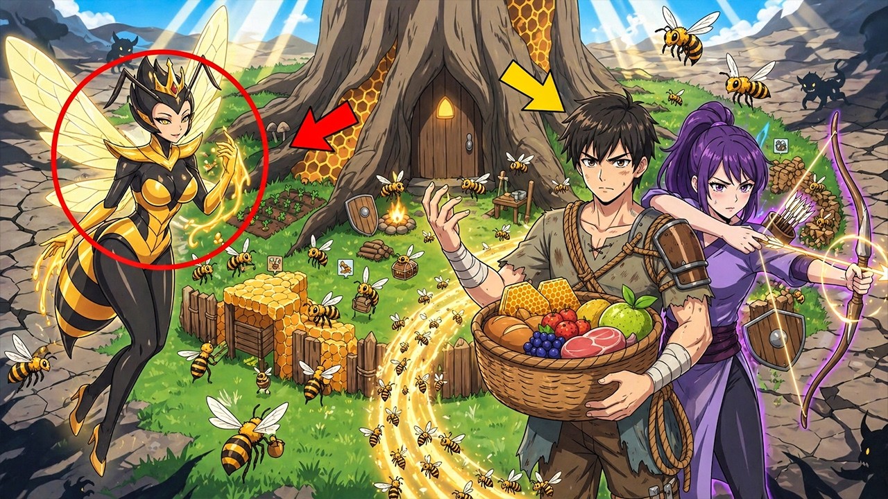 He Was Just A FARMER… Now He’s Building A KINGDOM With BEES In A DEADLY WORLD
