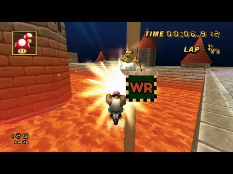 【MKW Former WR】 N64 Bowser's Castle (Glitch) - 2:16.185