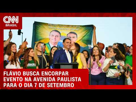 Flávio Bolsonaro busca base para replicar ato de pai em São Paulo | CNN 360°