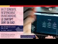 Intelligence artificielle et conduite responsable en recherche: le ChatGPT sort du sac!