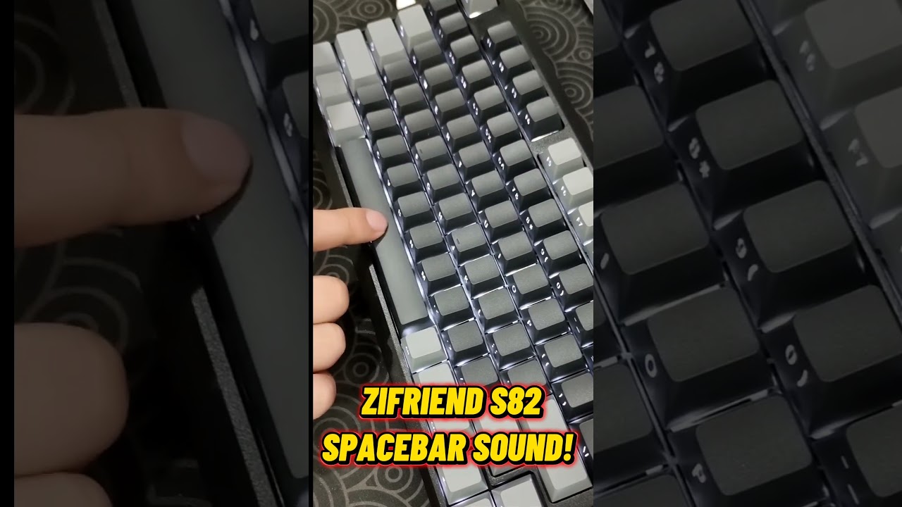 Zifriend S82 Spacebar Sound! #Shorts
