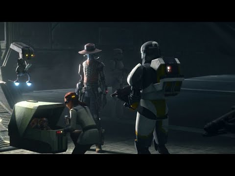 Cad Bane delivers bounty to Emerie - The Bad Batch Season 3 Episode 10