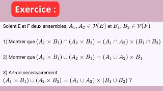 Cartesian product of two sets