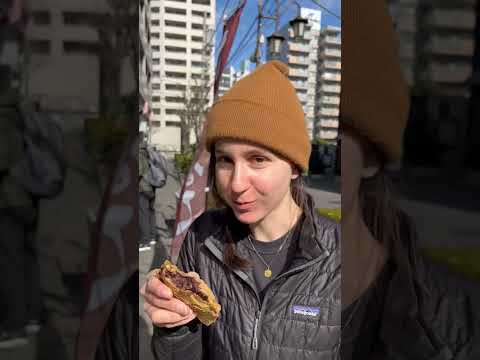 Red bean taiyaki in Tokyo