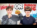 Can We Guess The Fast Food Burger Blindfolded