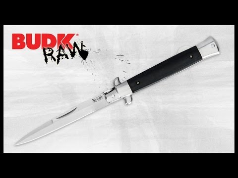 Kriegar German Stiletto Black Wood