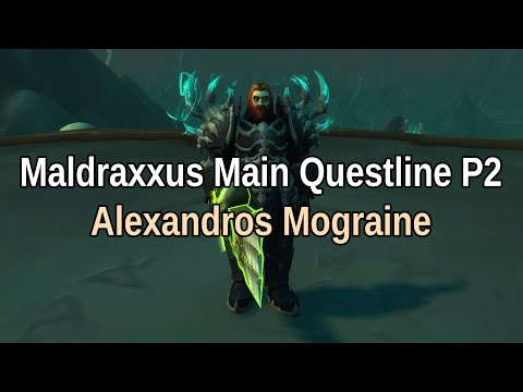 "Alexandros Mograine" Full Questline and Cinematics (WoW Shadowlands Maldraxxus)