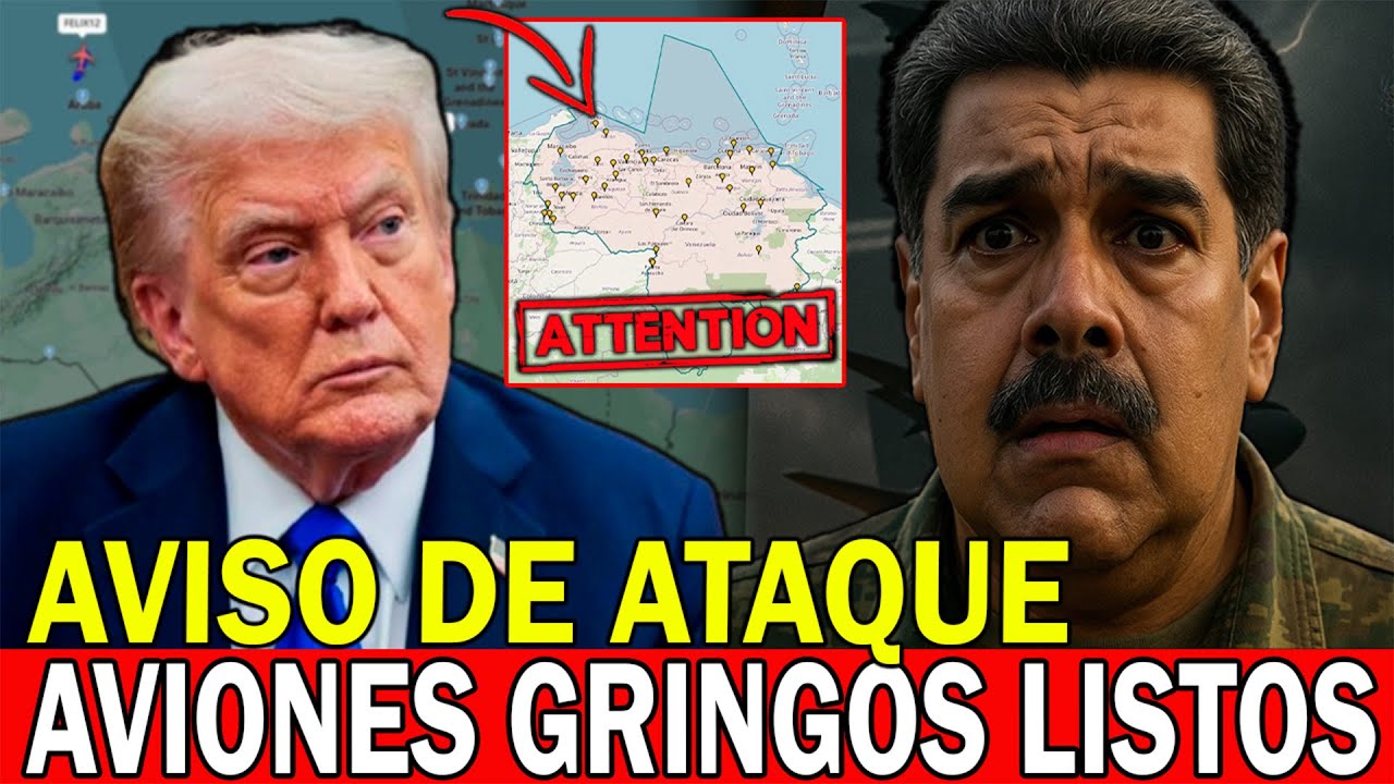 TRUMP EMITIÓ ALERTA MÁXIMA EN CIELO VENEZOLANO, TIEMBLA MADURO