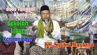 Download lagu Kyai Fenomenal & lucu di guyur hujan #KH  Syukri Maulana mp3