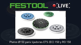 Miniatura del vídeo sobre platos e interfaces para lijadoras