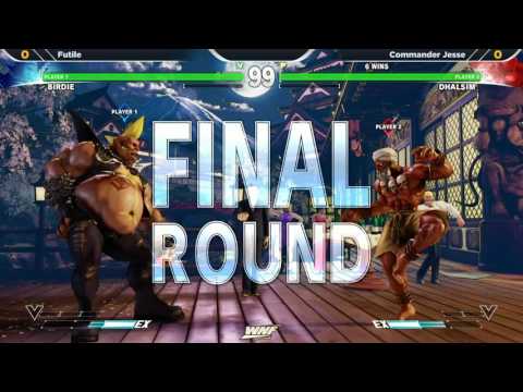 WNF 1.8 SFV - Season Finale - Futile (Birdie) vs Commander Jesse (Dhalsim)