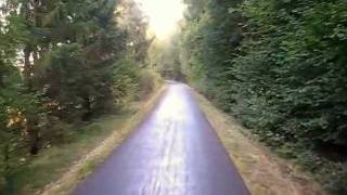 preview picture of video 'Schambachtalbahn-Radweg 21.9.2010'