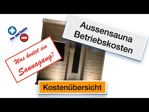 Aussensauna Betriebskoten - Wieviel Strom verbraucht die Aussensauna? Pro und contra