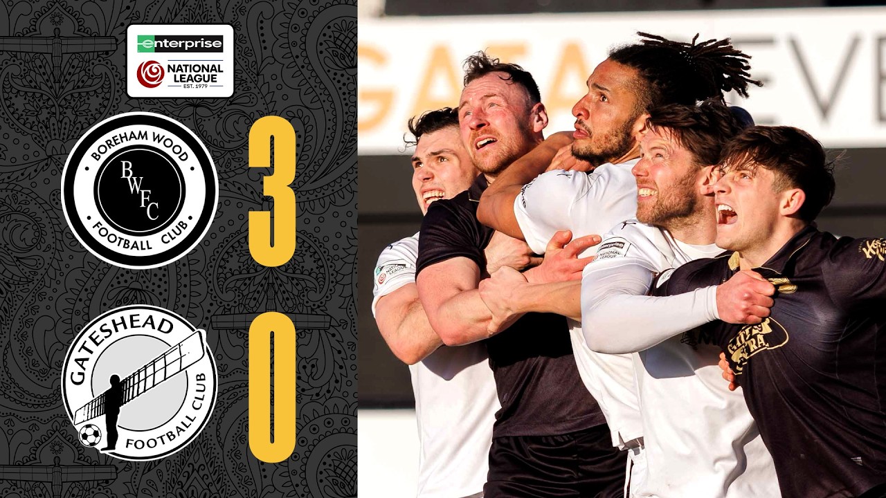 Boreham Wood vs Gateshead Highlights