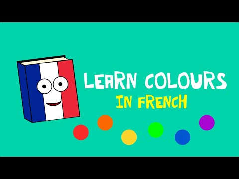 🎨🇫🇷 French colours children's song | Learn French for kids