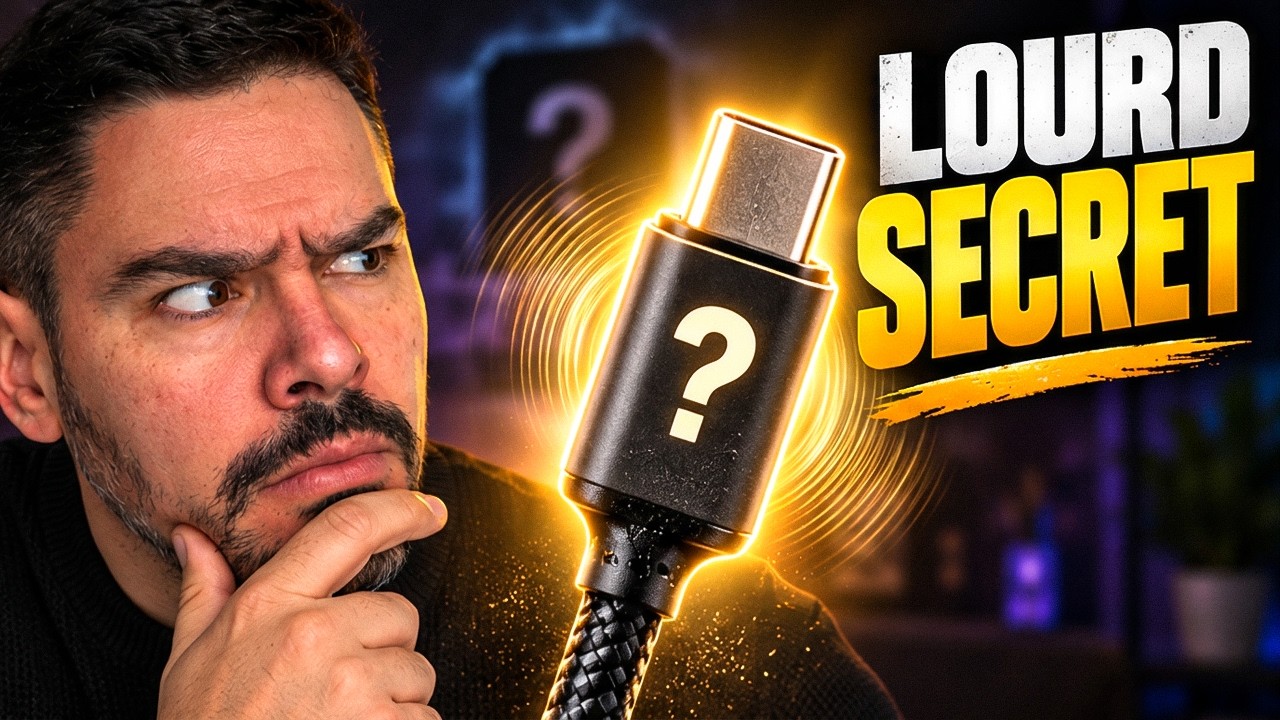 TON CÂBLE USB-C CACHE UN LOURD SECRET