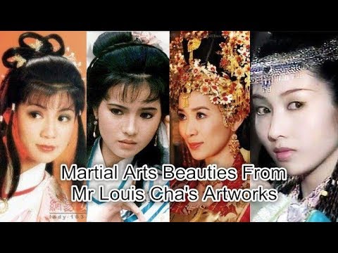 Best Collection of Martial Arts Beauties from Mr Louis Cha's artworks
