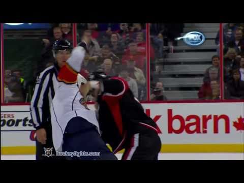 Darcy Hordichuk vs Matt Carkner