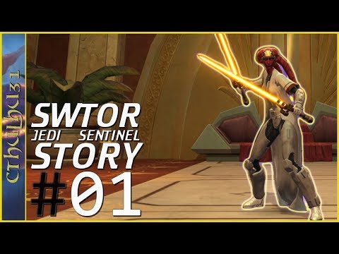 🔷 SWTOR: Jedi Sentinel Max Level Story #01 - The New Padawan