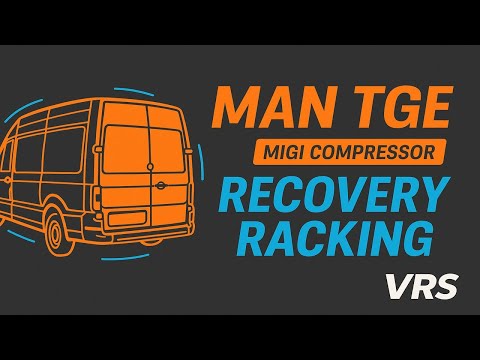MAN TGE Van Racking | VRS Recovery Setup with MIGI Generator