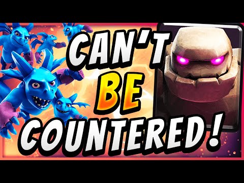 NO ONE EXPECTS THIS! NEVER BEFORE SEEN GOLEM DECK in CLASH ROYALE!