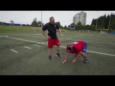 Defensive Line Drills - Part 2: The Basic 3-point stance